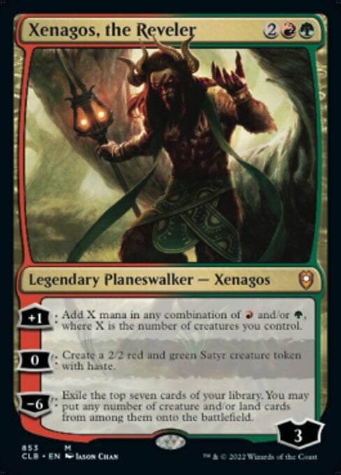 Xenagos, the Reveler Card Front