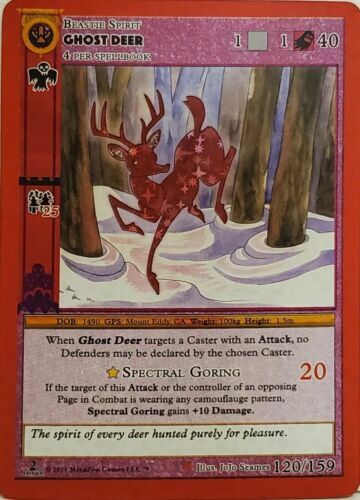 Ghost Deer Card Front
