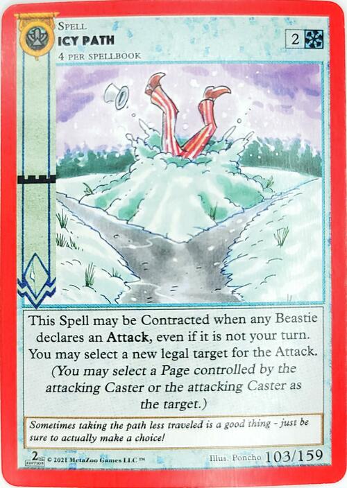 Icy Path Card Front