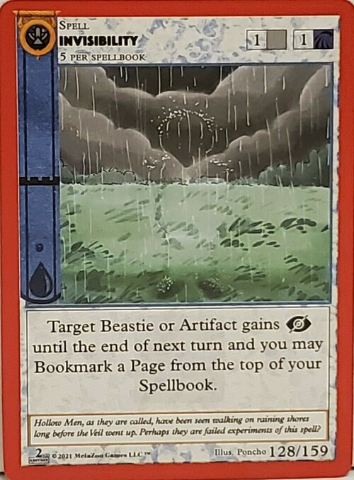 Invisibility Card Front