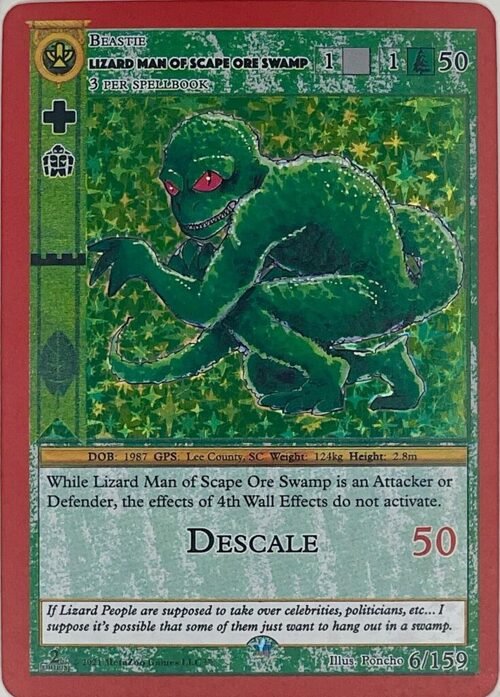 Lizard Man Of Scape Ore Swamp Card Front