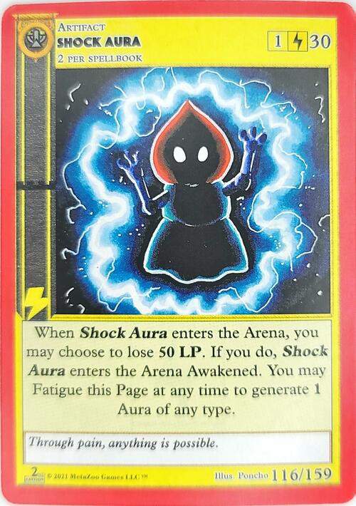 Shock Aura Card Front