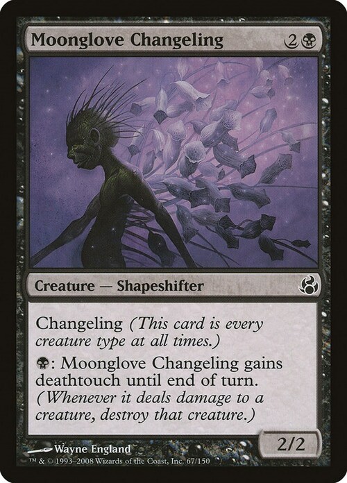 Moonglove Changeling Card Front