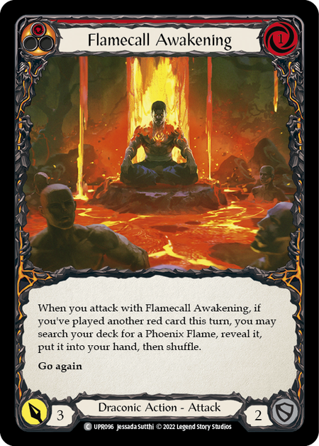 Flamecall Awakening Card Front