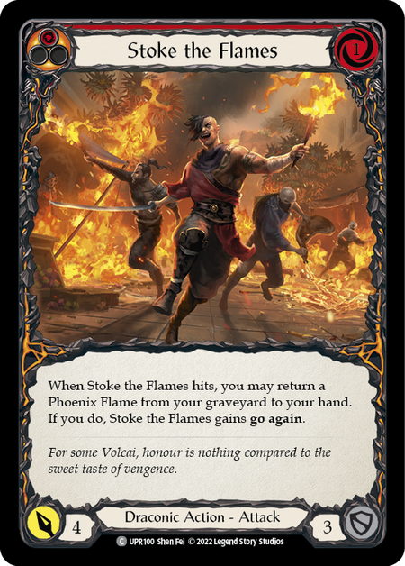 Stoke the Flames Card Front