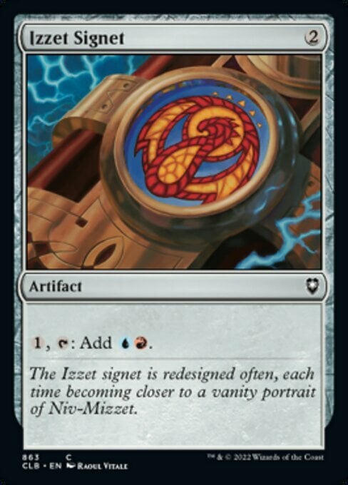 Izzet Signet Card Front