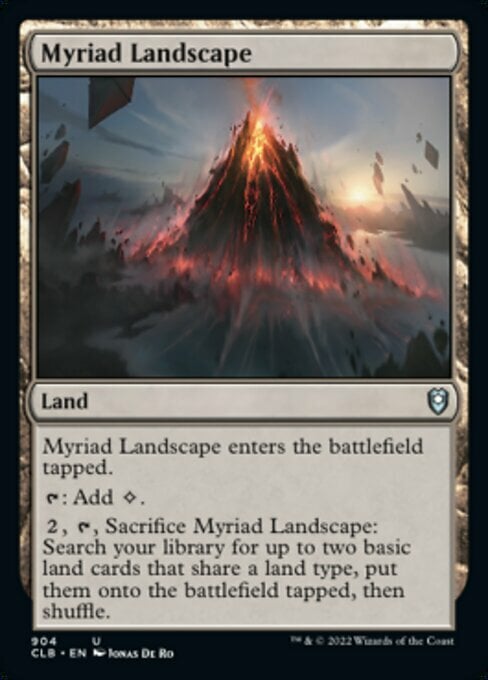 Myriad Landscape Card Front