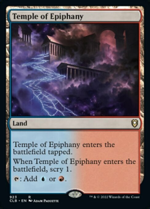 Temple of Epiphany Card Front