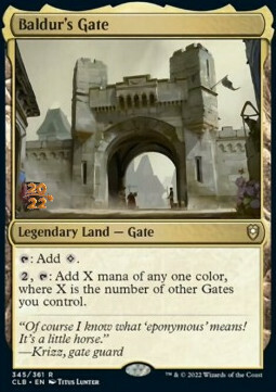 Baldur's Gate Card Front