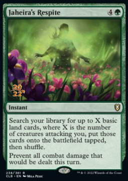 Jaheira's Respite Card Front