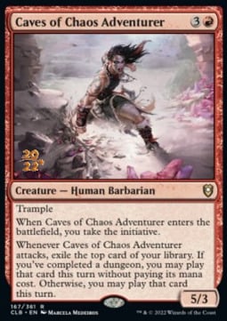 Caves of Chaos Adventurer Card Front