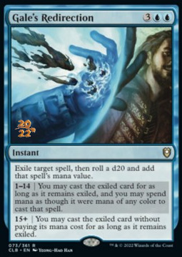 Gale's Redirection Card Front