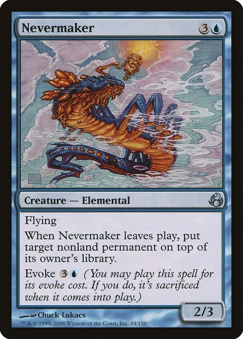 Nevermaker Card Front