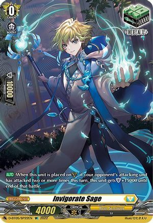Invigorate Sage [D Format] Card Front
