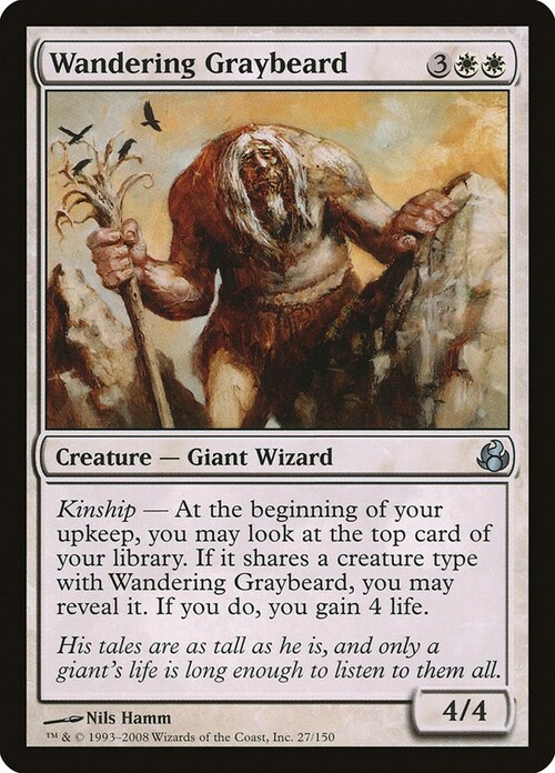 Wandering Graybeard Card Front
