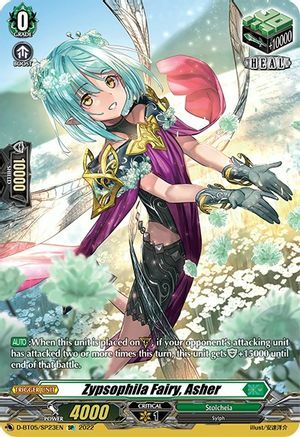 Zypsophila Fairy, Asher [D Format] Card Front