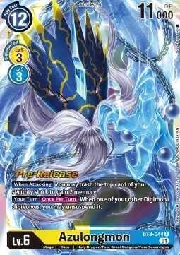 Azulongmon Card Front