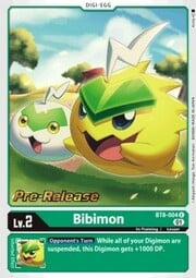 Bibimon · Pre-Release Stamped BT8-004