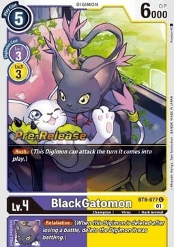 BlackGatomon Card Front