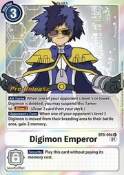 Digimon Emperor · Pre-Release Stamped BT8-094