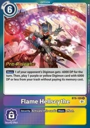 Flame Hellscythe · Pre-Release Stamped BT8-109