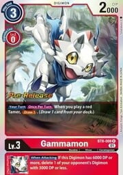 Gammamon · Pre-Release Stamped BT8-008