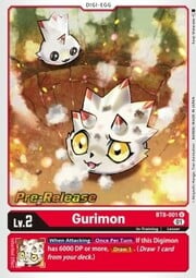 BT-08: New Awakening Pre-Release featured card
