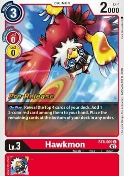 Hawkmon Card Front