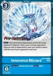 Innocence Blizzard · Pre-Release Stamped BT8-098