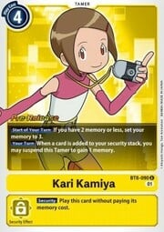 Kari Kamiya · Pre-Release Stamped BT8-090