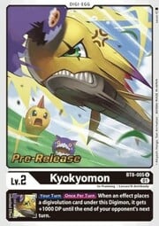 Kyokyomon · Pre-Release Stamped BT8-005