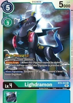 Lighdramon Card Front