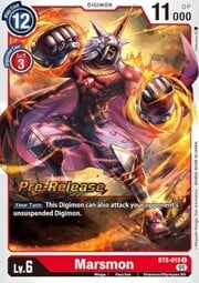 Marsmon · Pre-Release Stamped BT8-018