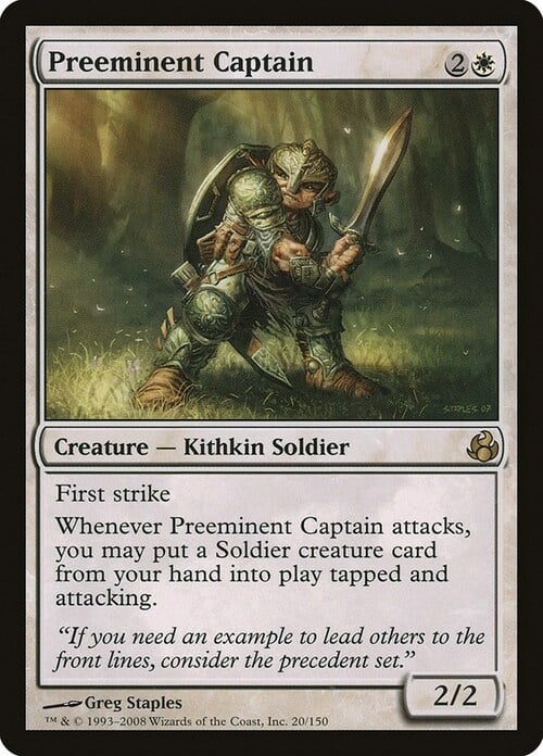 Preeminent Captain Card Front