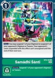 Samadhi Santi · Pre-Release Stamped BT8-102