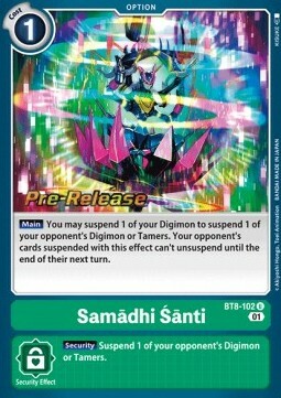 Samadhi Santi Card Front