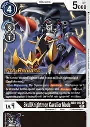 SkullKnightmon Cavalier Mode · Pre-Release Stamped BT8-062