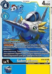 Submarimon · Pre-Release Stamped BT8-023