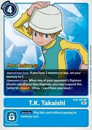 T.K. Takaishi · Pre-Release Stamped BT8-087
