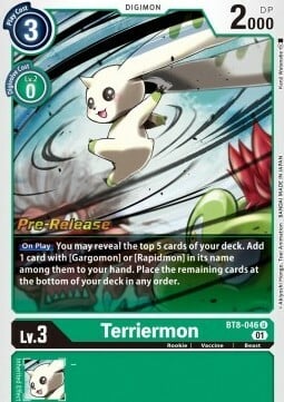 Terriermon Card Front
