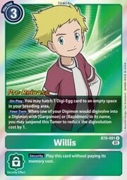 Willis · Pre-Release Stamped BT8-091