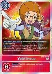 Yolei Inoue · Pre-Release Stamped BT8-085