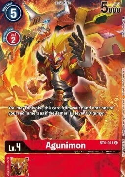 Agunimon Card Front