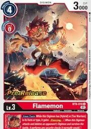 Flamemon · Pre-Release Stamped BT6-010