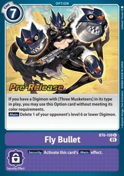 Fly Bullet Card Front