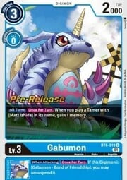 Gabumon · Pre-Release Stamped BT6-019