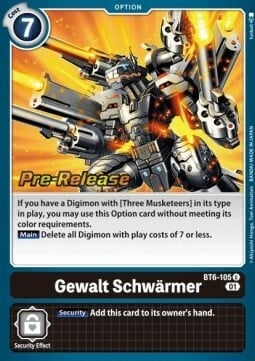 Gewalt Schwärmer Card Front