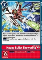Happy Bullet Showering · Pre-Release Stamped BT6-095