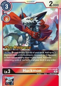 Huckmon Card Front