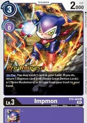 Impmon · Pre-Release Stamped BT6-068